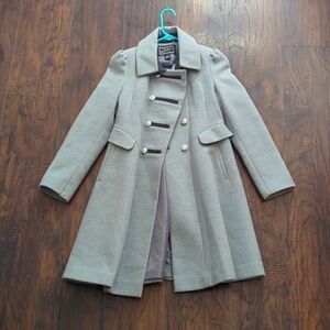 ✨ Rothschild Girls' Gray Princess Coat - Size 12 ✨